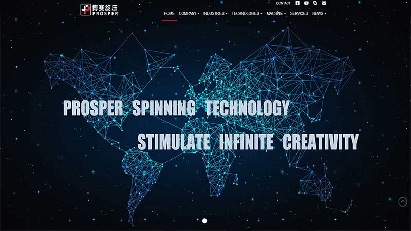 B2B独立站：精密加工机械设备 - HTML5自适应海外营